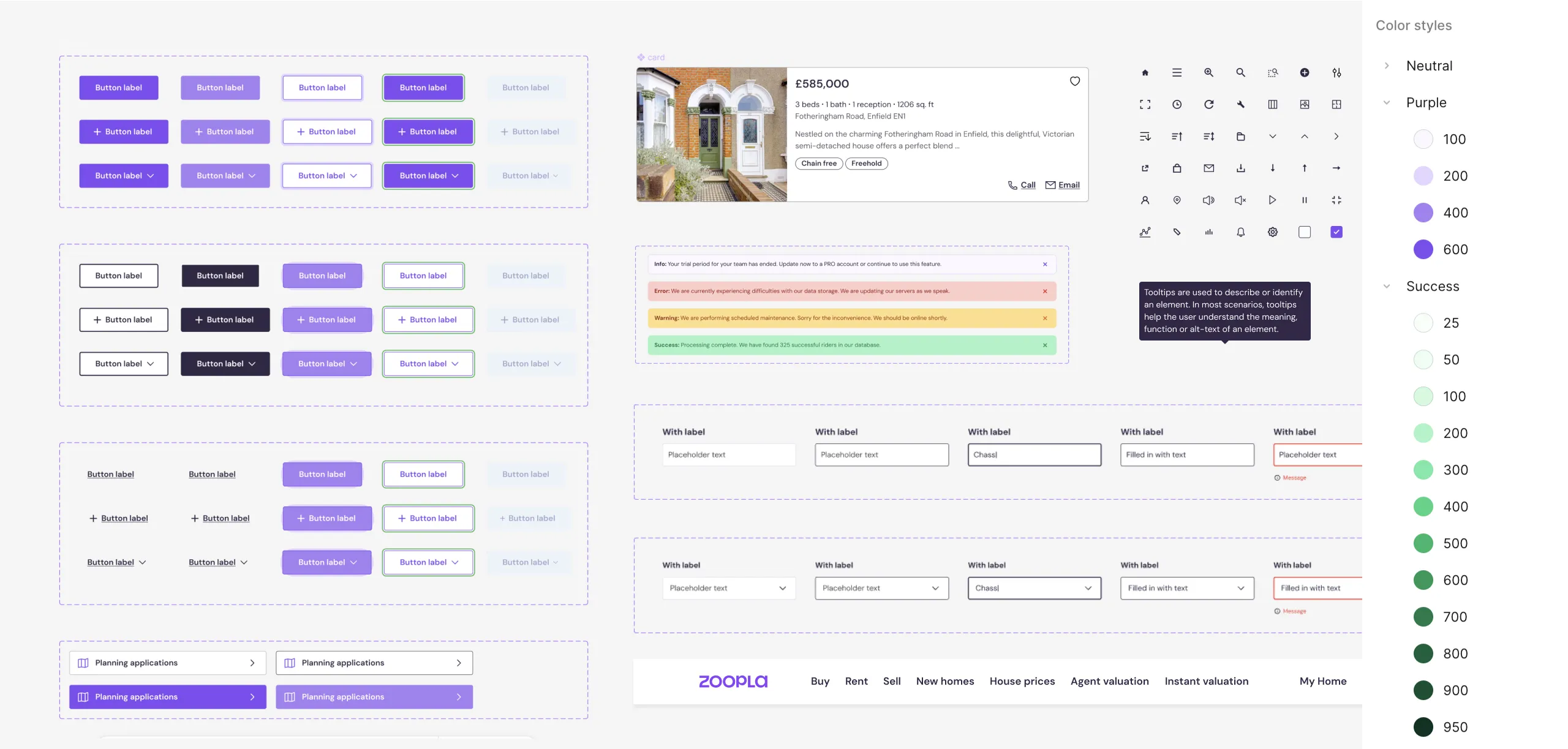 Zoopla UI kit